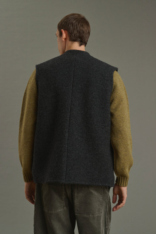 Samuel Jacket - Charcoal Grey - Wool - Men