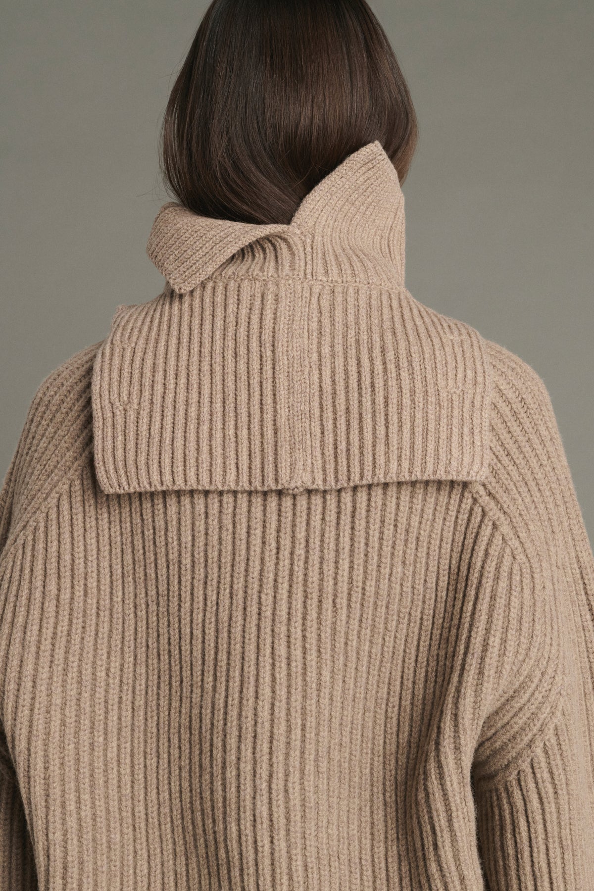 Collar Gad - Beige Chiné - Merino Wool - Women