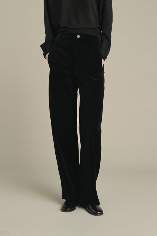 Celestin Trousers - Black - Cotton - Women