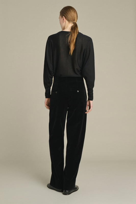Celestin Trousers - Black - Cotton - Women