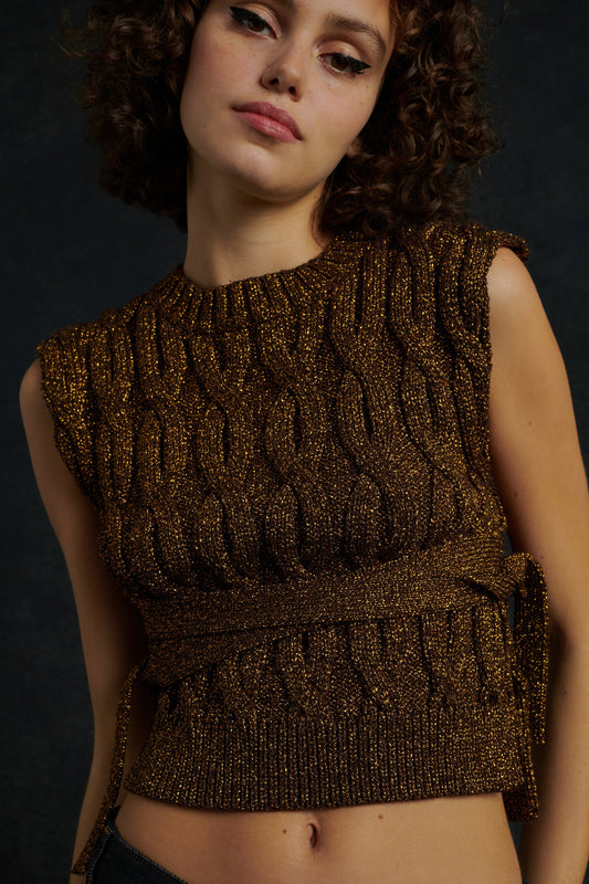 PULLOVER STARLETTE ANTIQUE GOLD