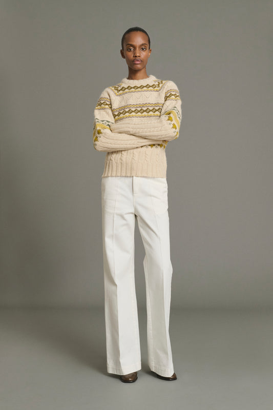 Jeans California - Chalk Flared Denim Femme - Soeur
