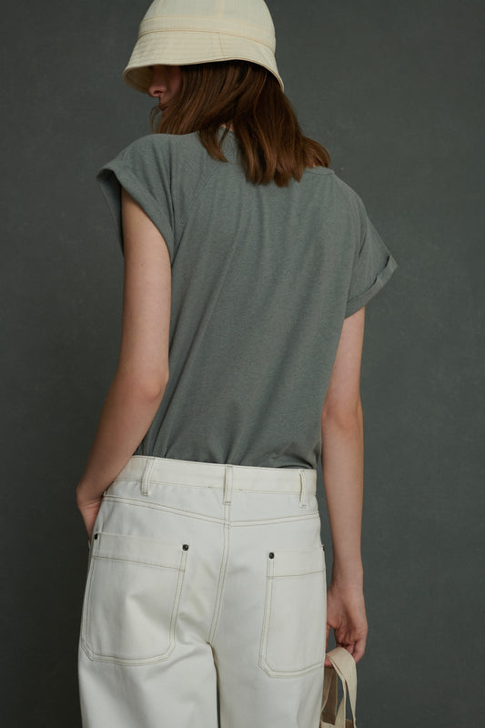 Tee-Shirt Valentina - Vert De Gris - Femme