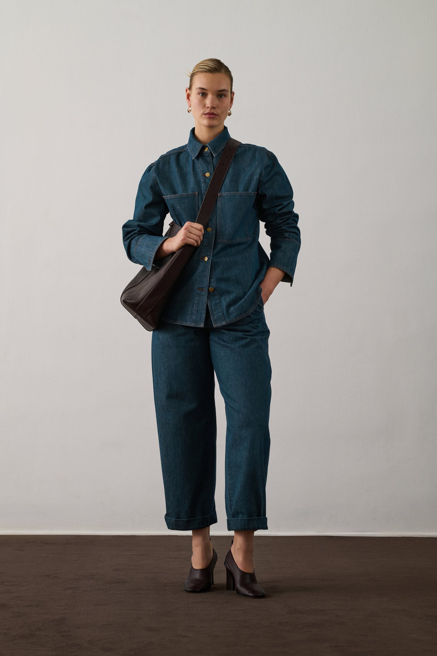 Chemise Garance - Bleu/Vert - Femme