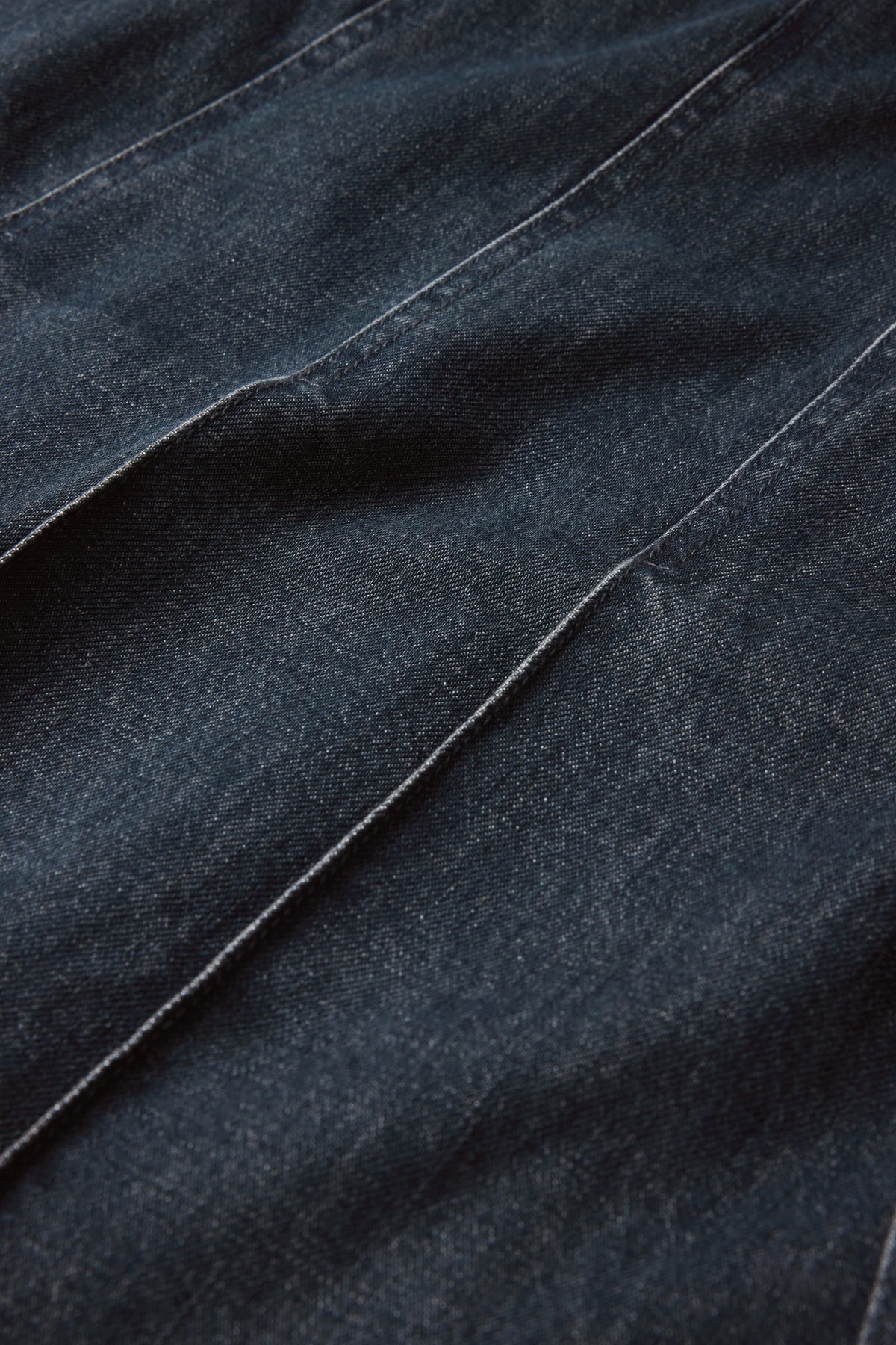 Shirt Leslie - Grey Blue Washed Fitted Denim - Soeur
