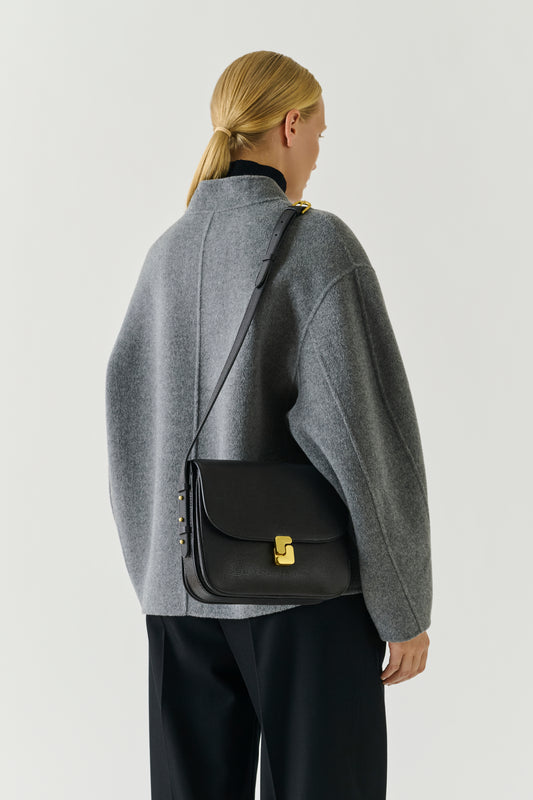Bellissima Maxi bag - Black - Leather - Women