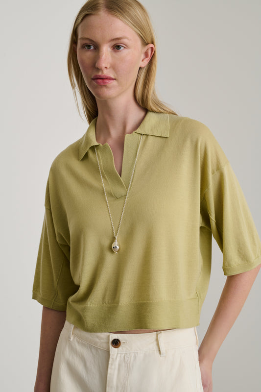 Elton Polo - Sage - Wool - Women
