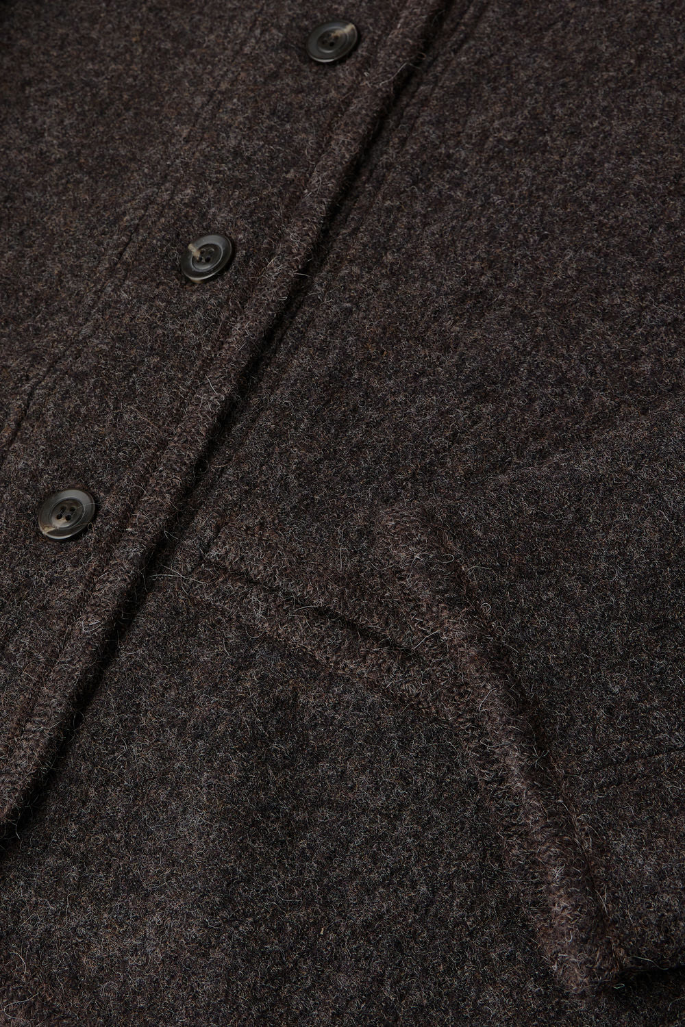 Veste Olympe - Marron Chiné - Laine - Femme