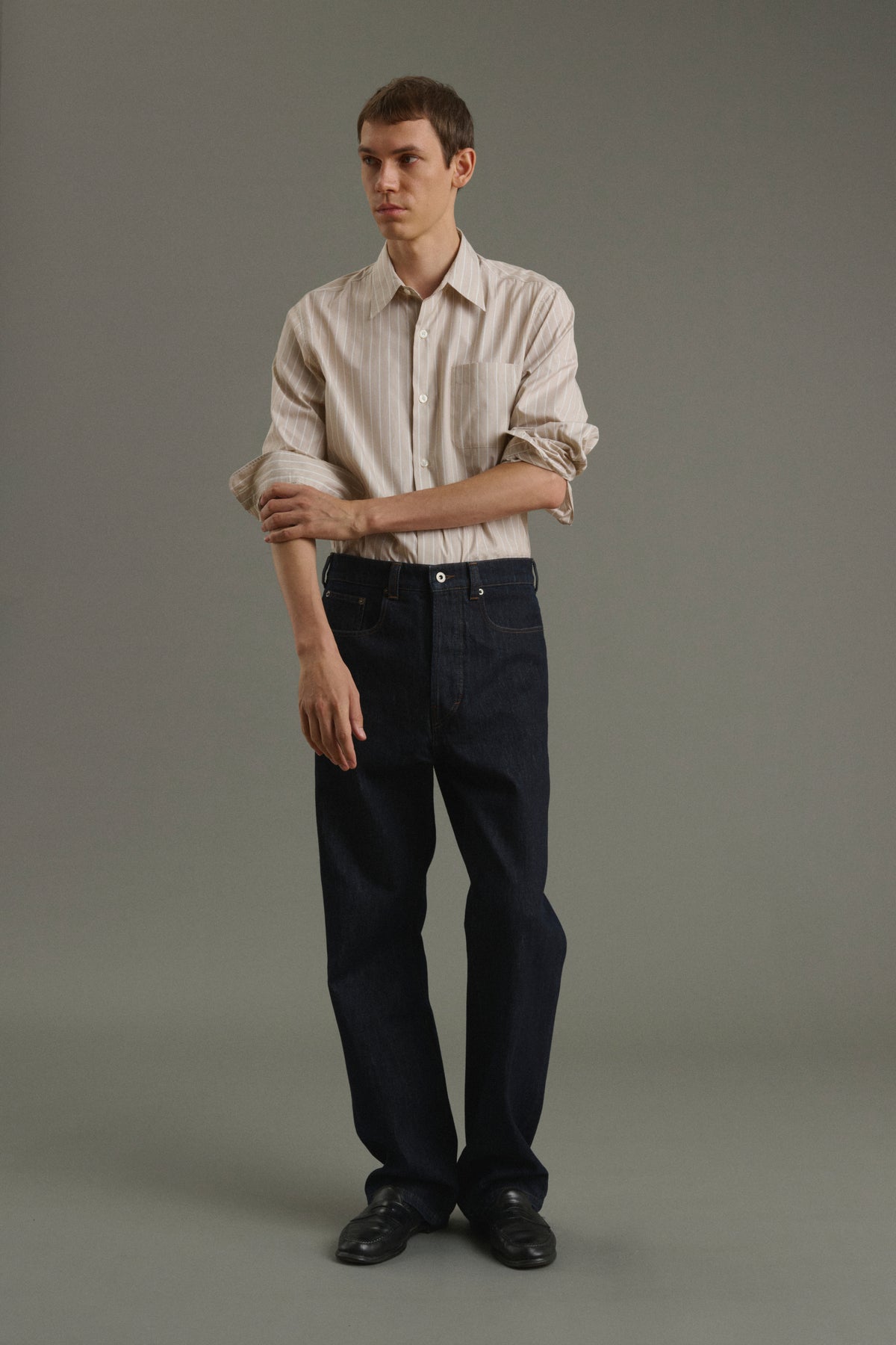 Tom jeans - Raw Blue Denim - Cotton - Men