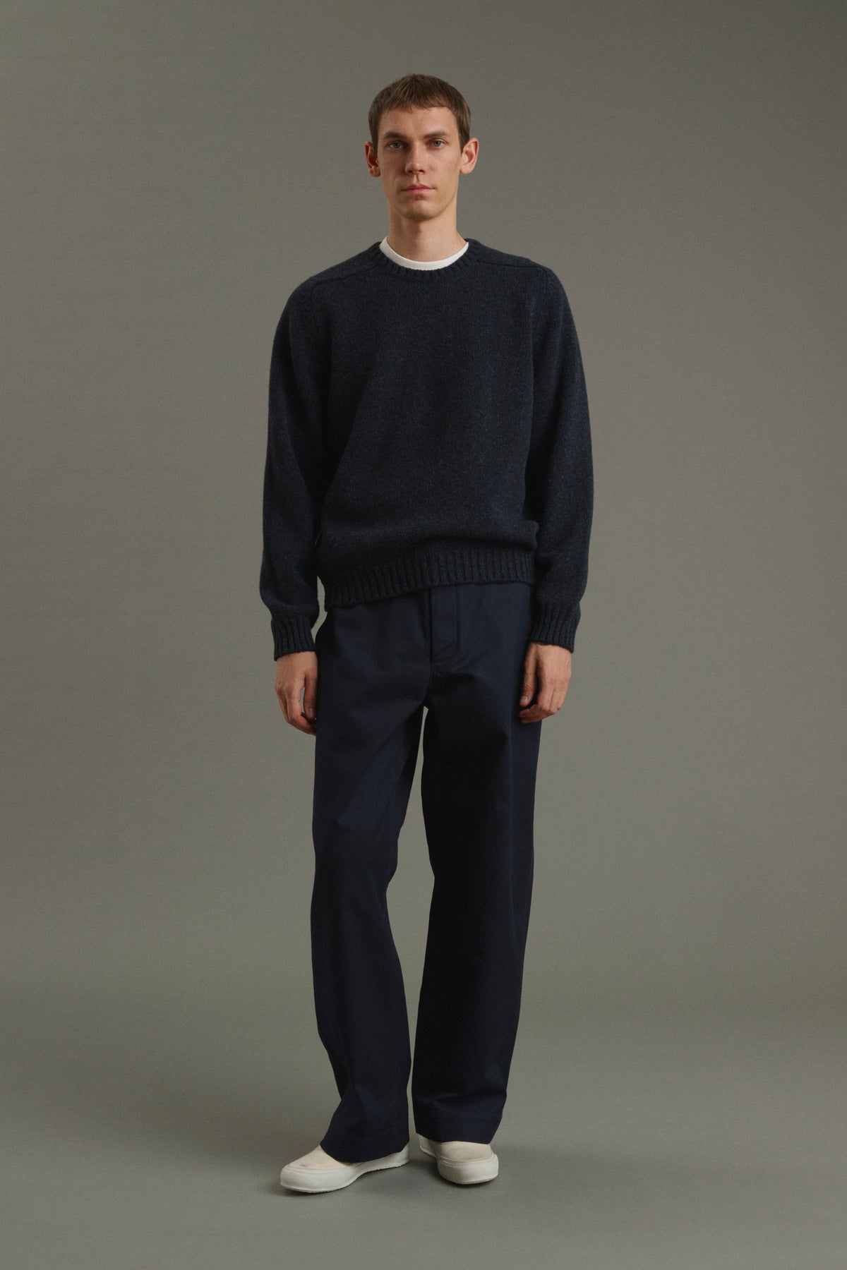 Trousers Chet - Navy - Cotton - Men