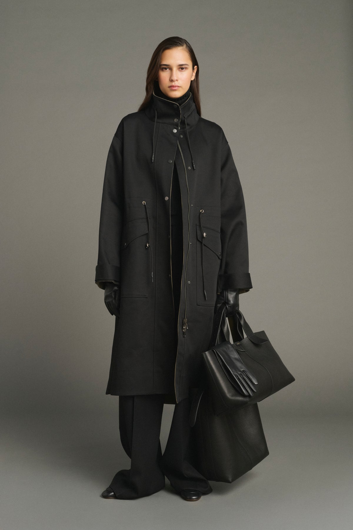 Suave bag - Noir Cuir Grainé Baguette - Soeur vue 3