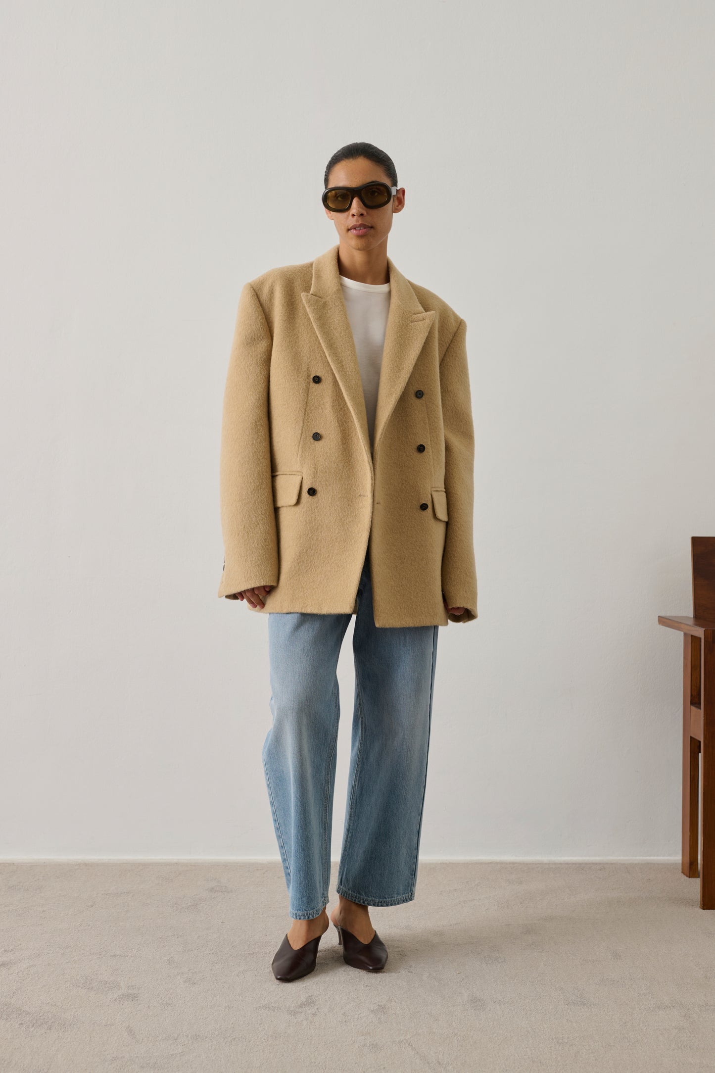 Manteau Helga - Beige - Coton - Femme