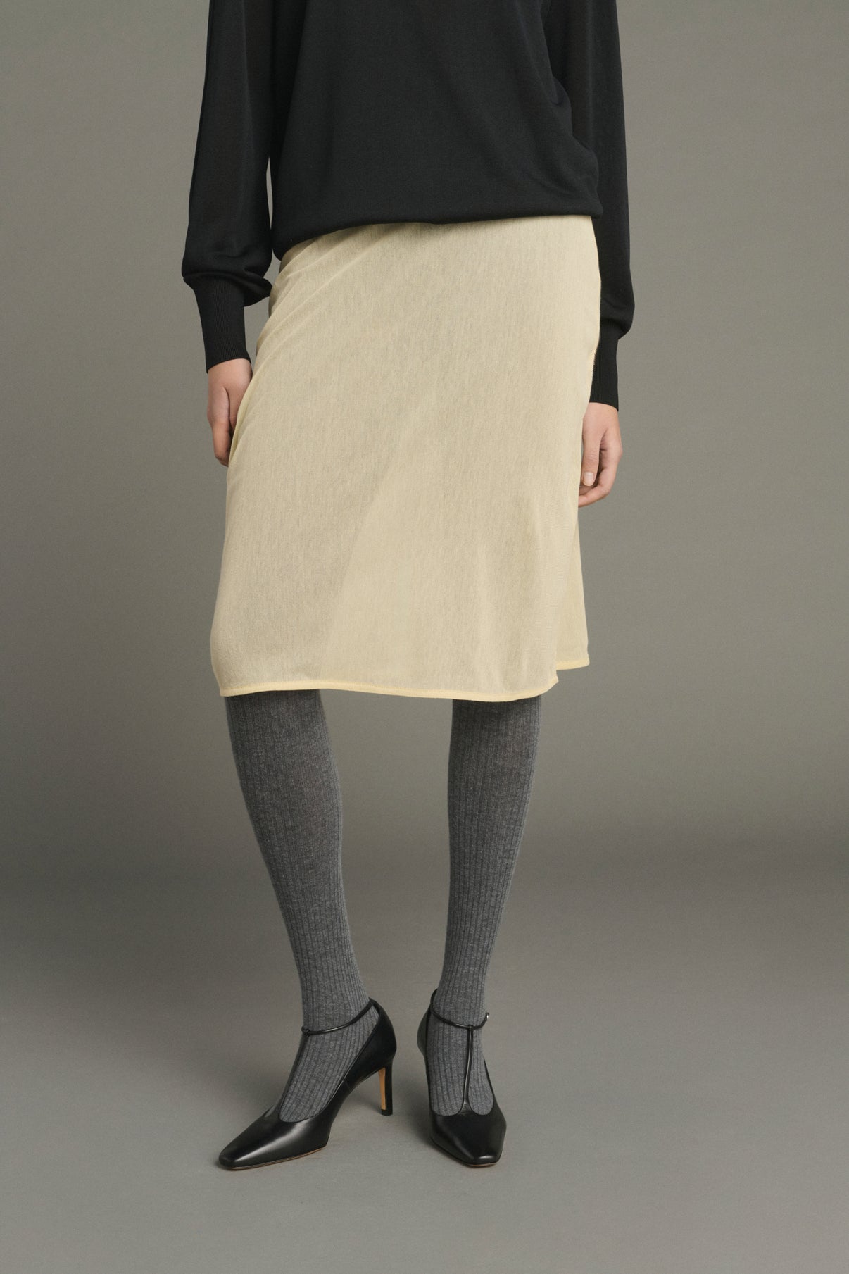 Janett Skirt - Butter - Cotton - Women vue 3