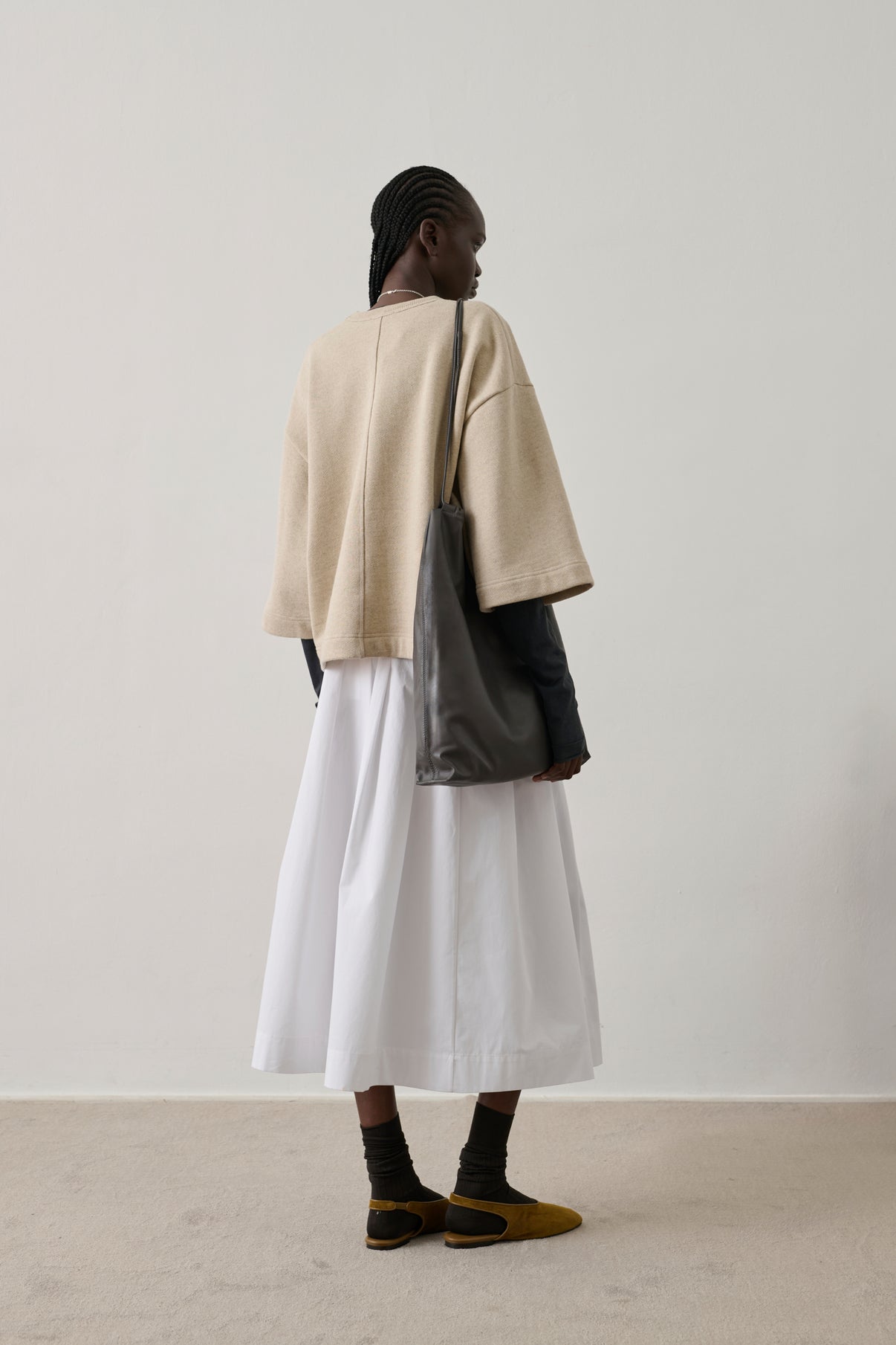 Sac Sia - Gris Anthracite - Cuir - Femme vue 2