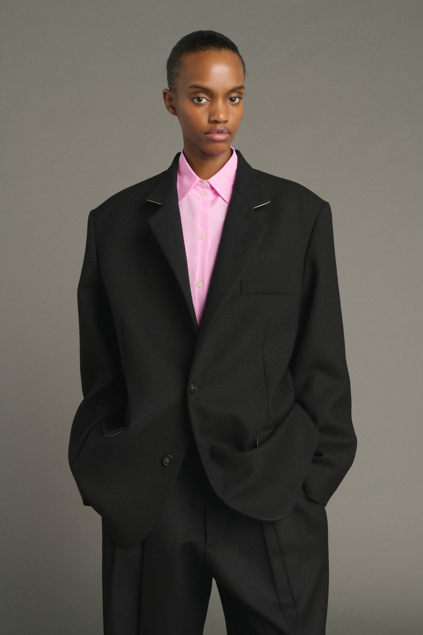 Lars coat - Black - Wool - Women
