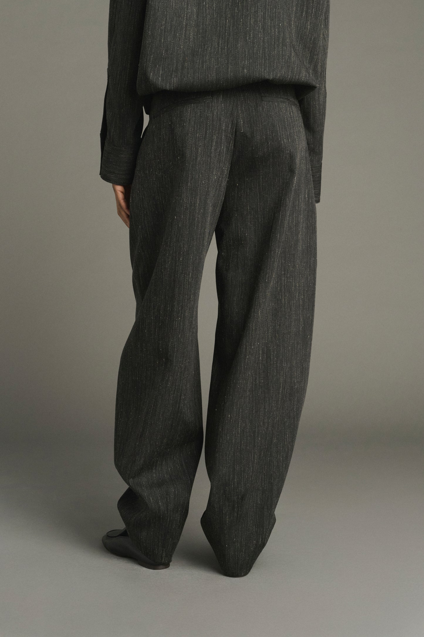 Baptiste Trousers - Anthracite Grey - Wool - Women