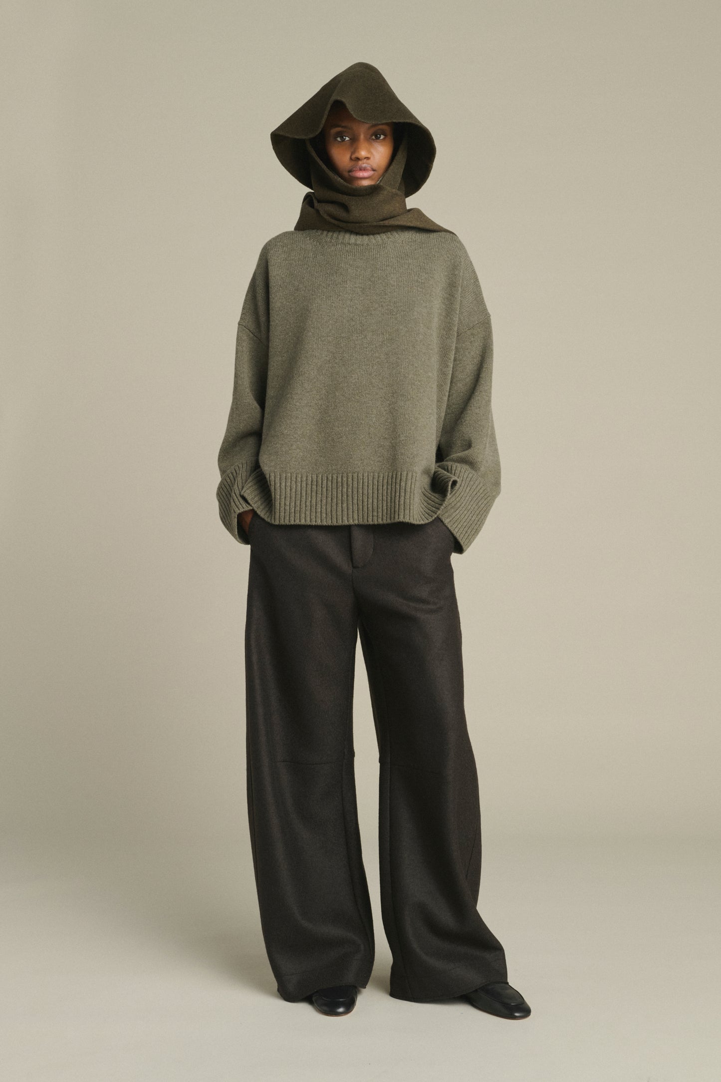 Hat Faron - Khaki Marl - Wool - Women