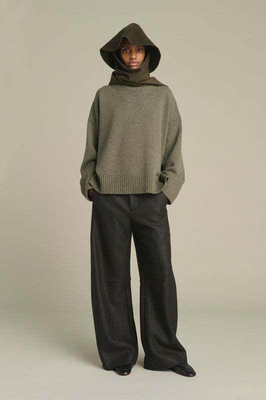 Hat Faron - Khaki Marl - Wool - Women