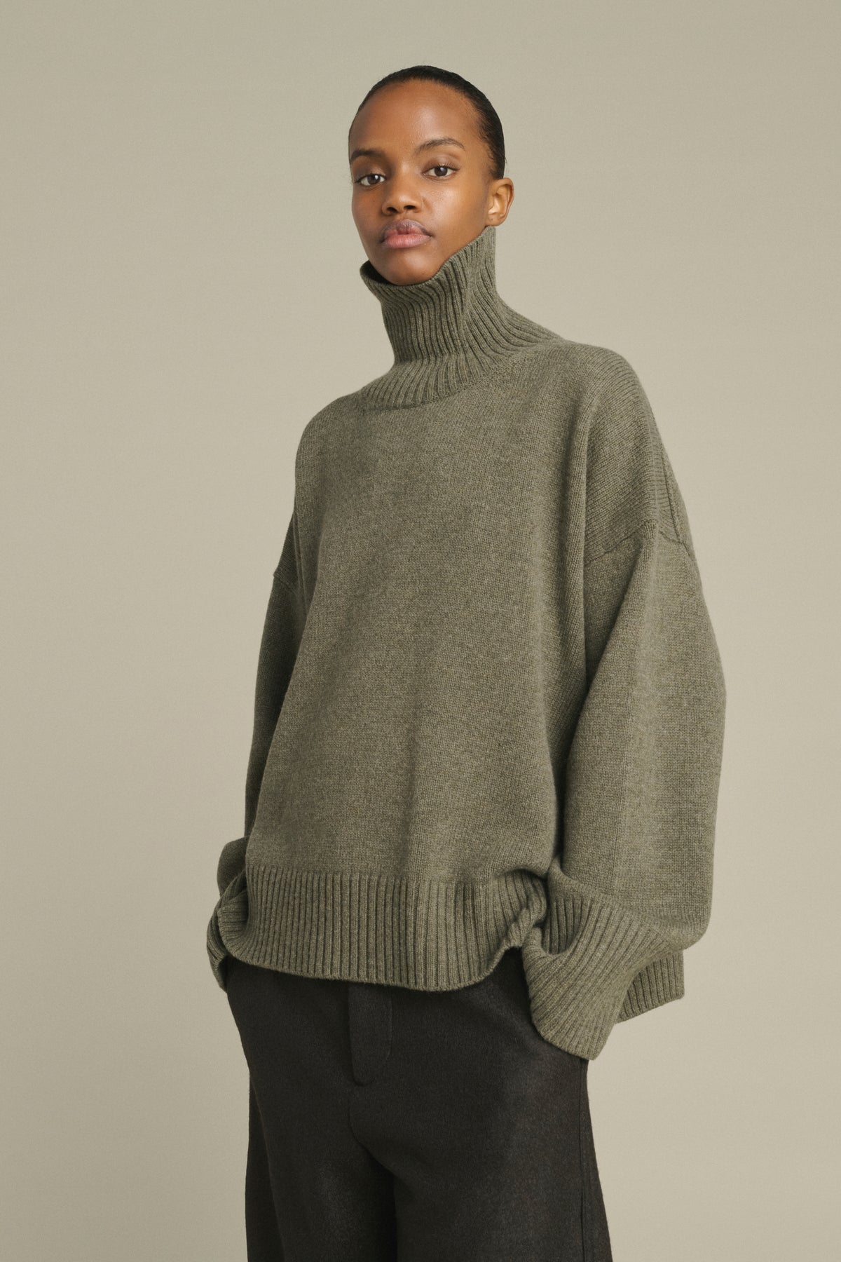 William Pullover - Grey Marl - Merino Wool - Women