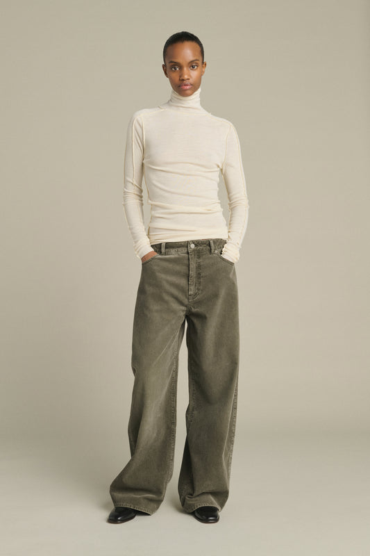 Hunter Trousers - Grey - Cotton - Women