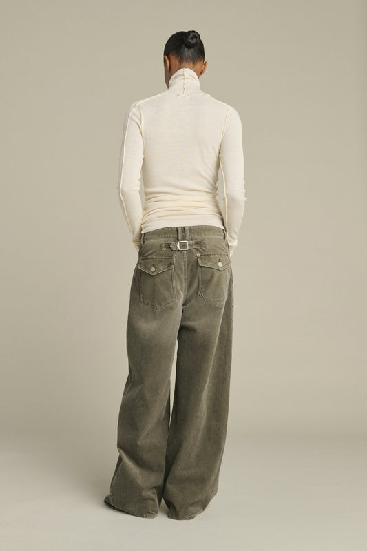 Hunter Trousers - Grey - Cotton - Women