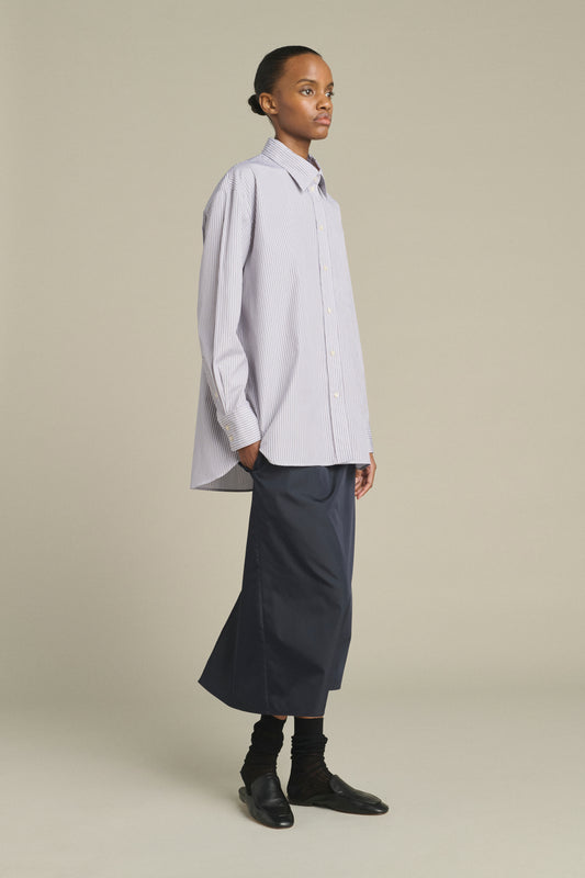 Shirt Carlotta - Blue/Beige - Cotton - Women
