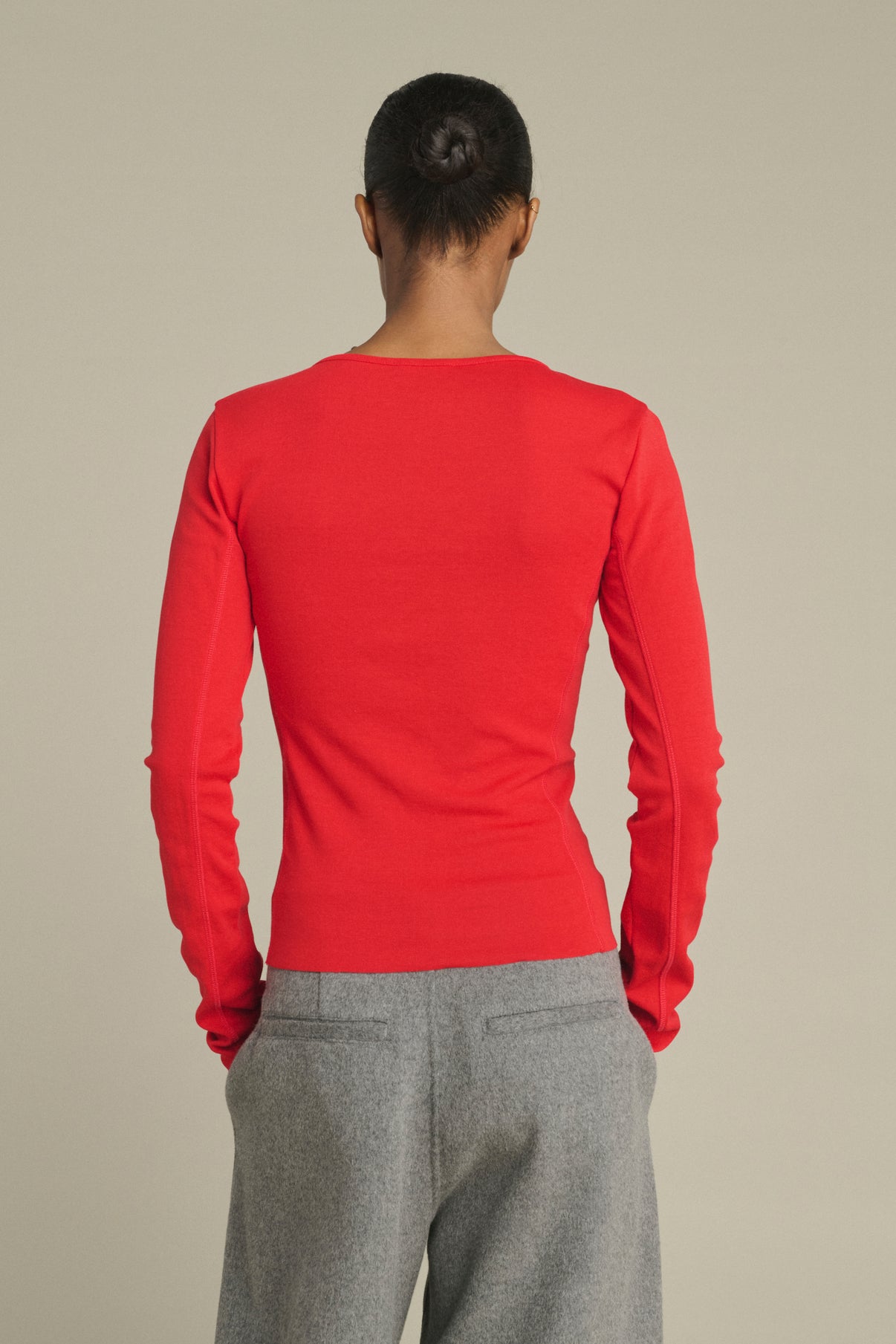 T-Shirt Lester - Red - Cotton - Women vue 4