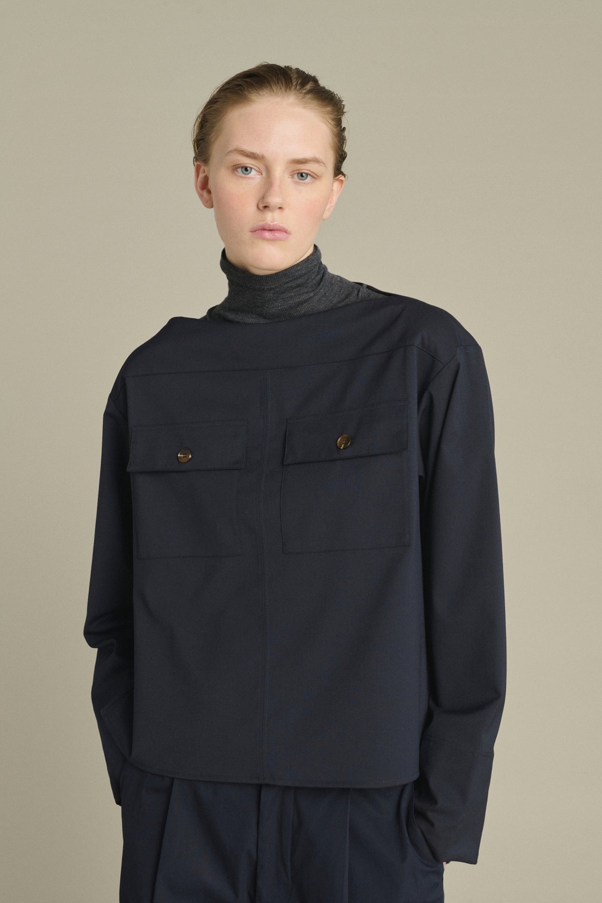 Blouse Kacy - Midnight Blue - Women vue 3