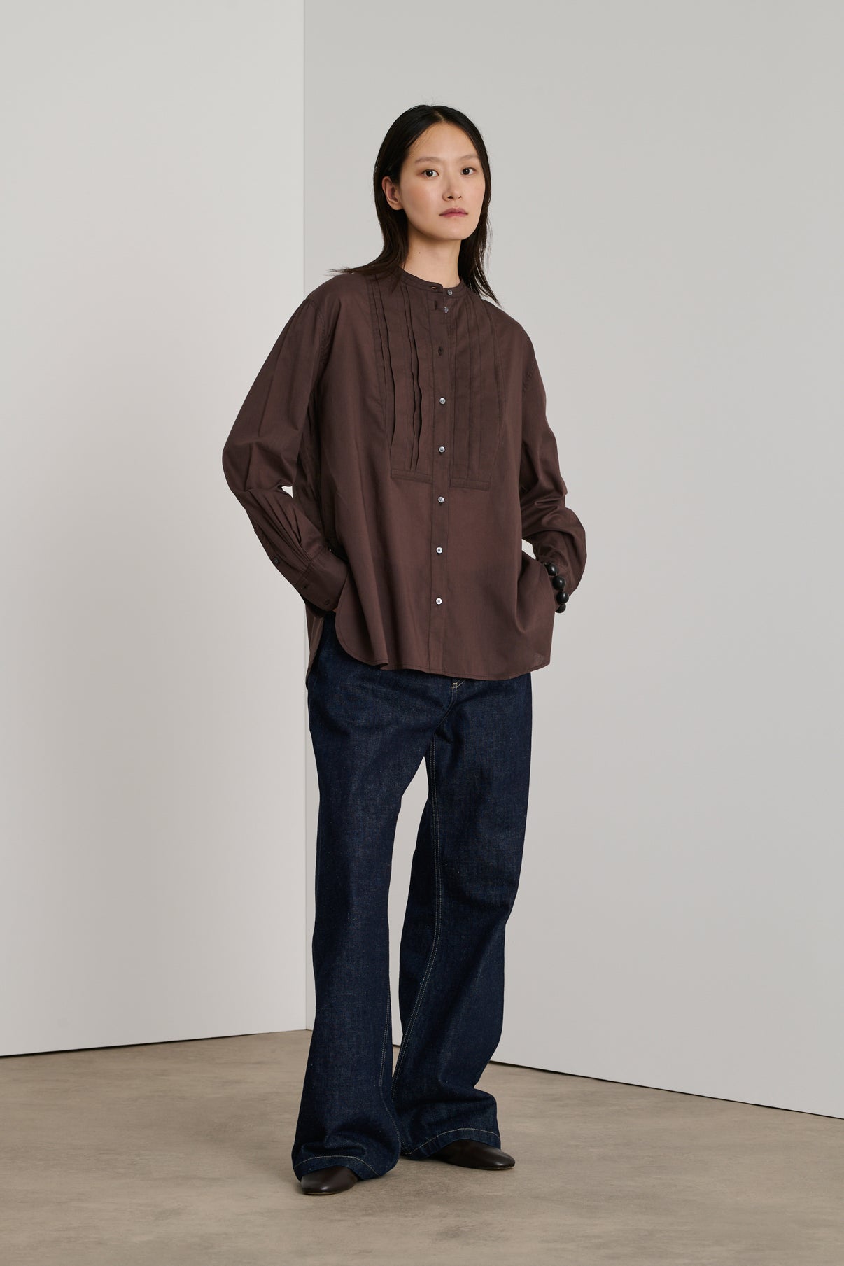 Blouse Eleanore - Marron - Coton - Femme vue 1