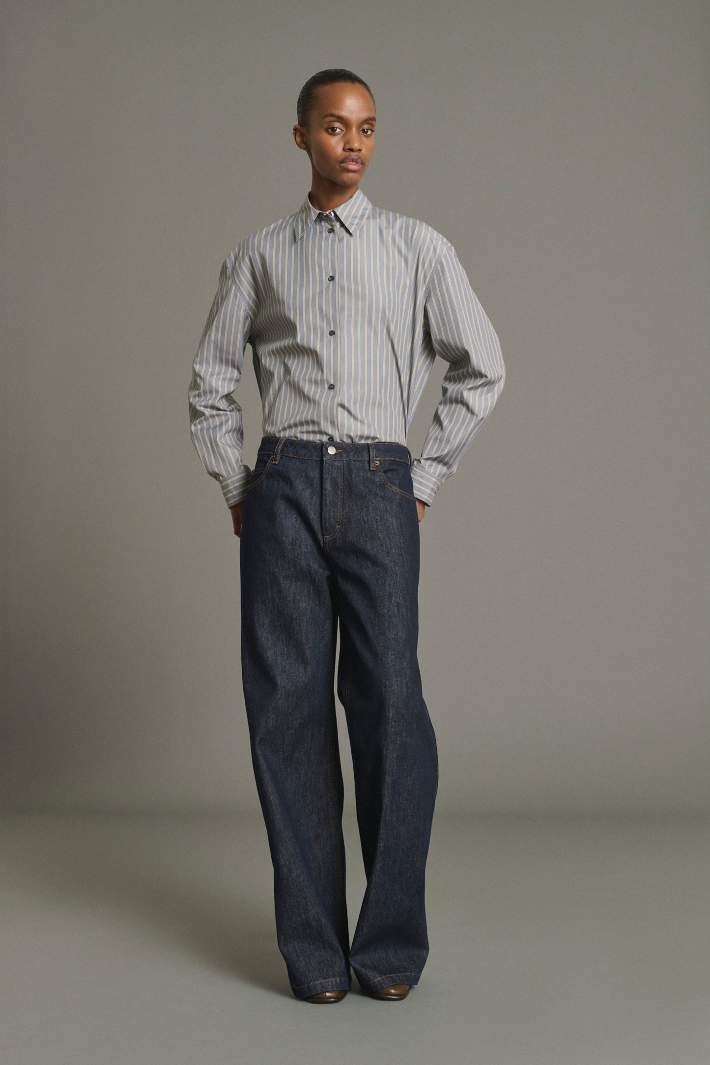 Jeans Calvin - Brut Straight Denim Women's - Soeur