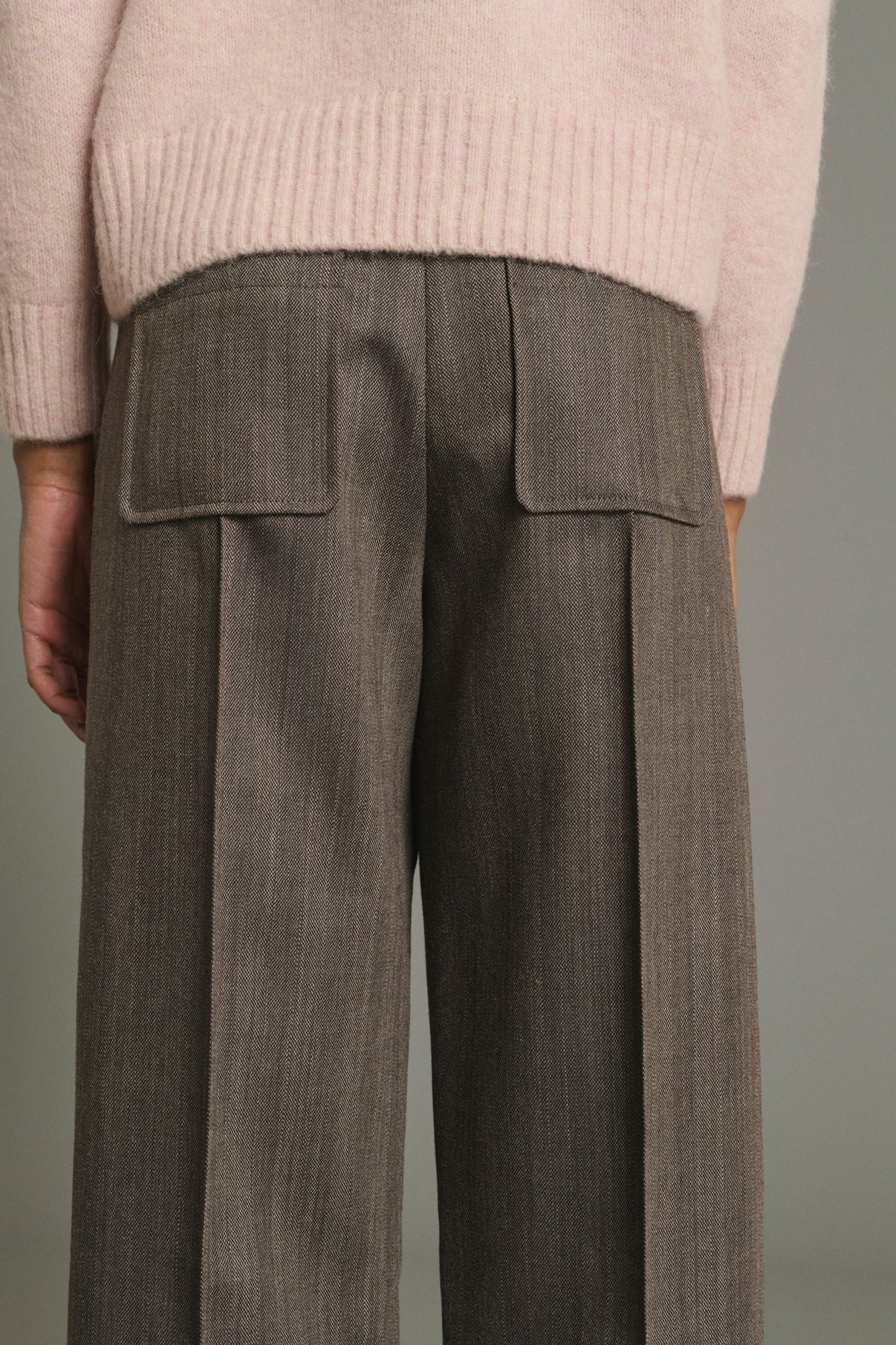 Harold Trousers - Marron Glacé - Wool - Women vue 4