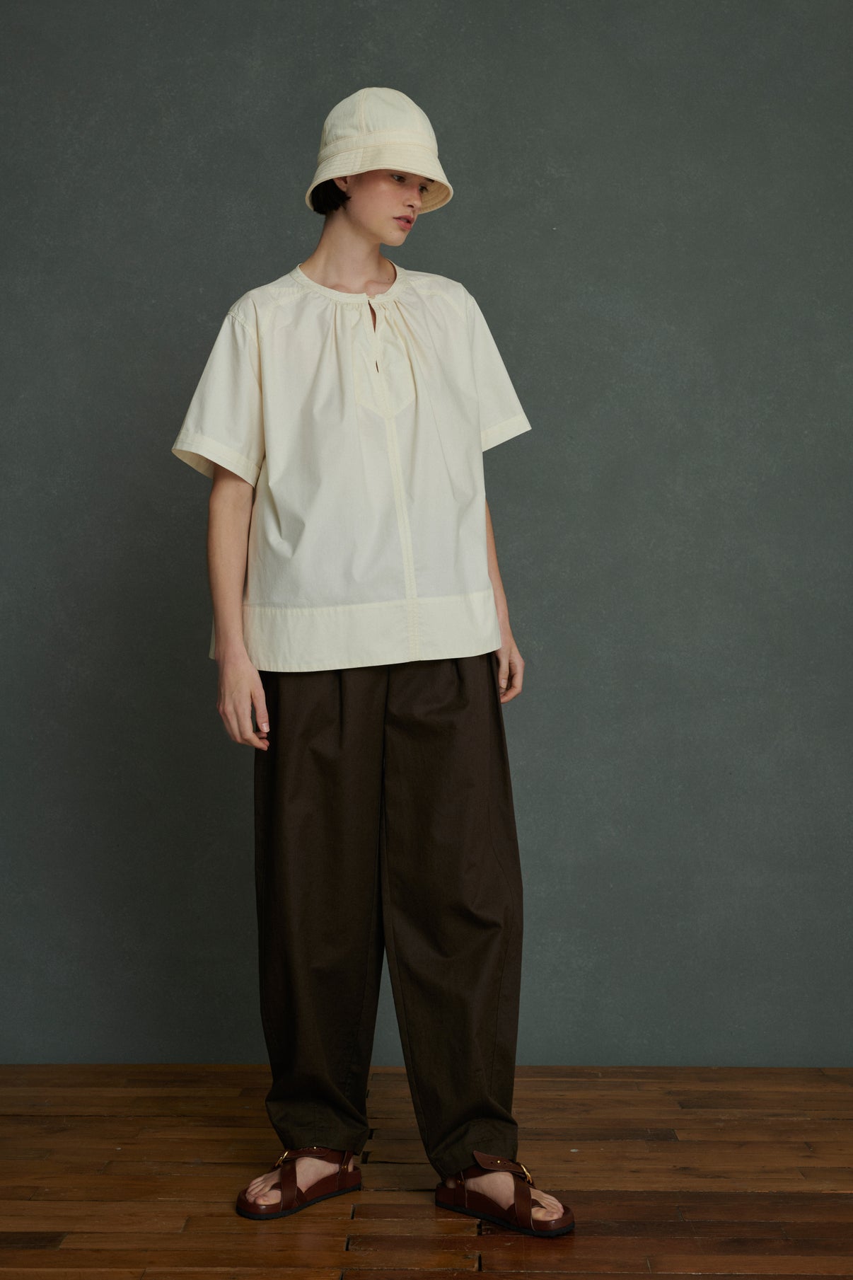 Chemise Arlette - Vanille - Coton - Femme vue 1