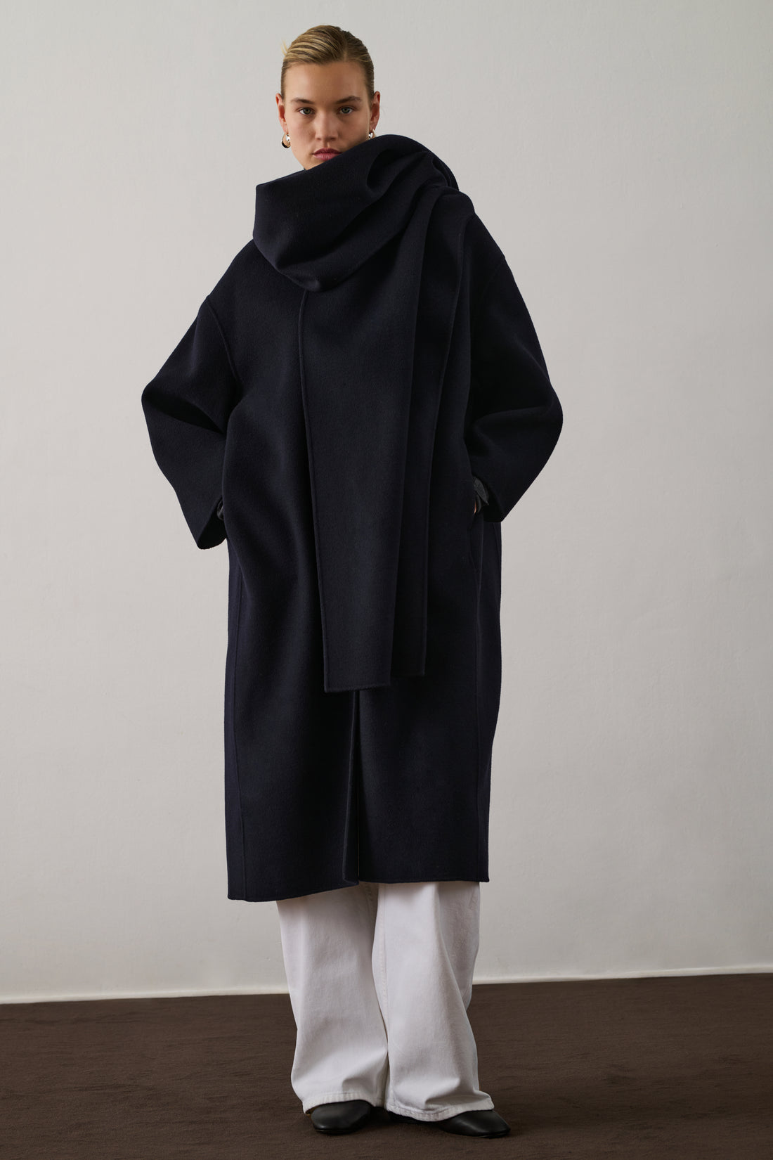 Manteau Finn - Deep Navy - Laine - Femme