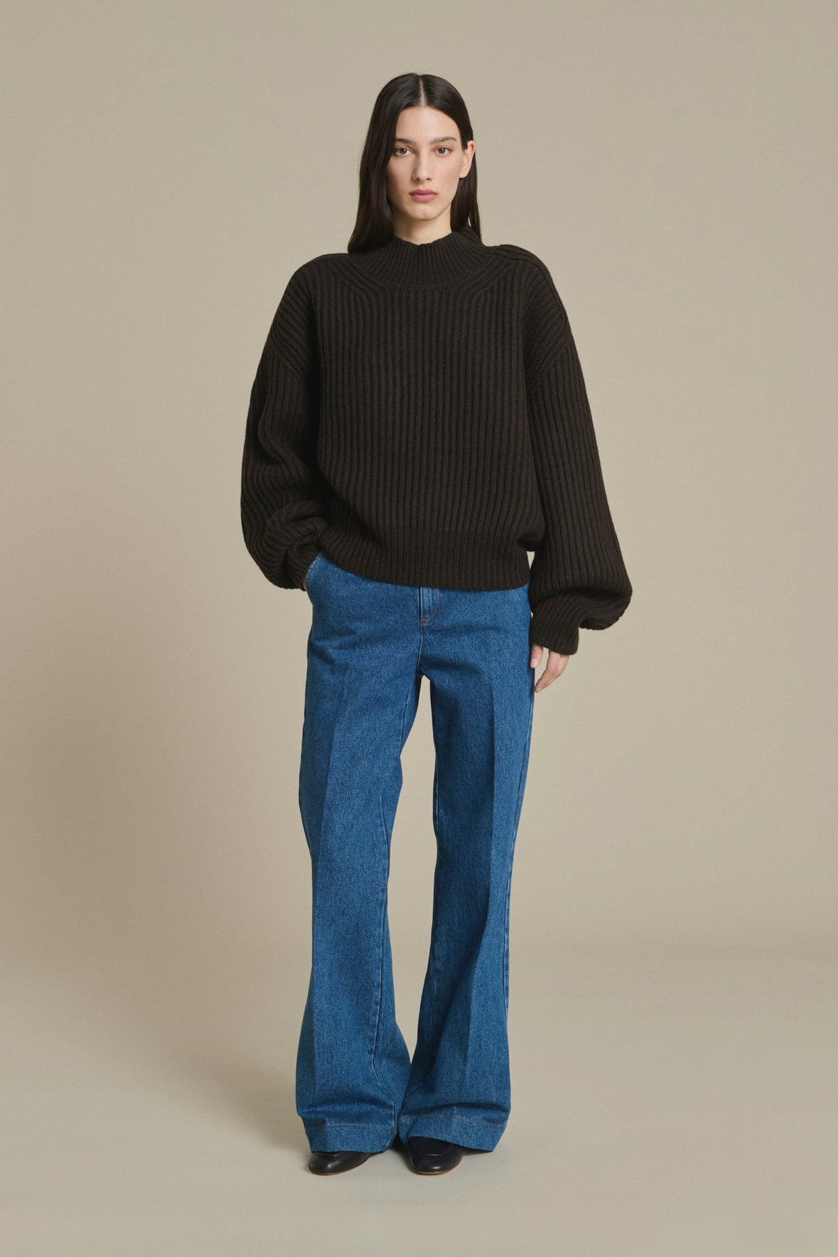 Jeans California - Faded Blue Flared Femme - Soeur vue 5