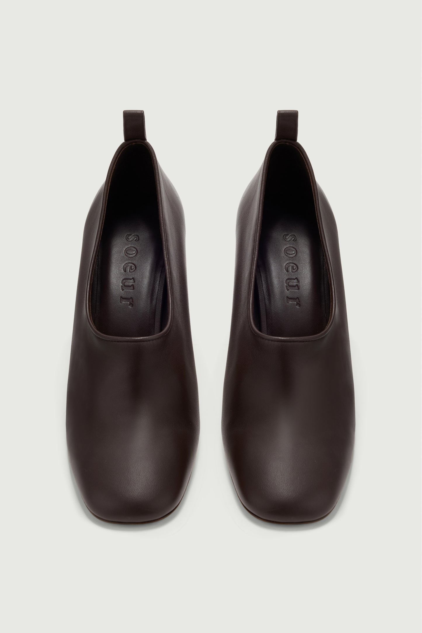 Court shoes Thea - Warm Brown - Leather - Women
