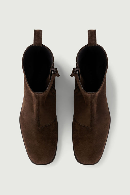 West ankle boots - Brown - Leather - Women