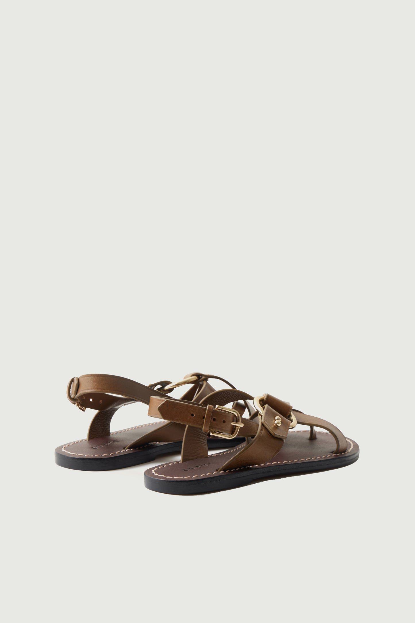 Florence sandals - Bronze - Leather - Women