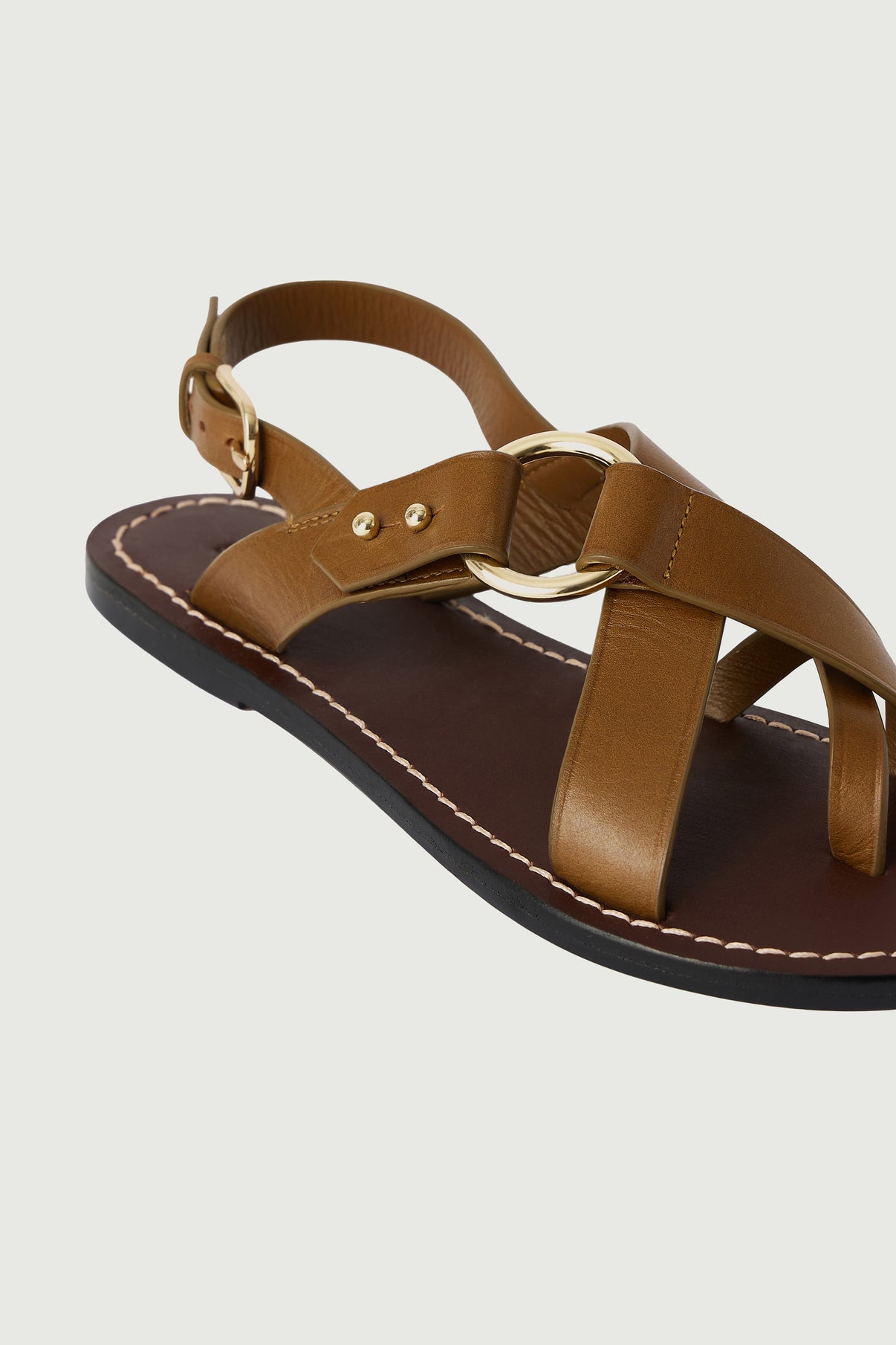 Florence sandals - Bronze - Leather - Women vue 4