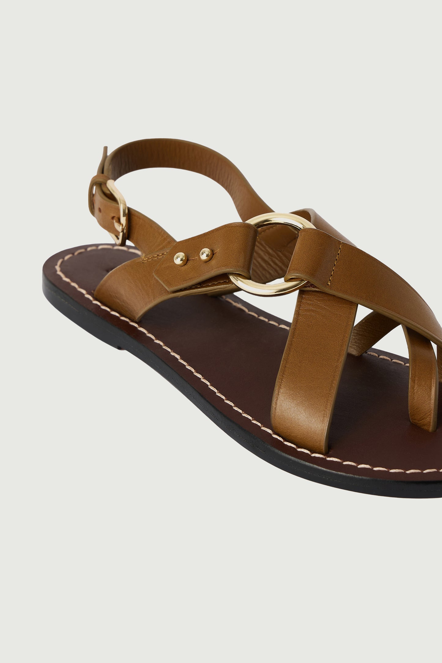 Florence sandals - Bronze - Leather - Women