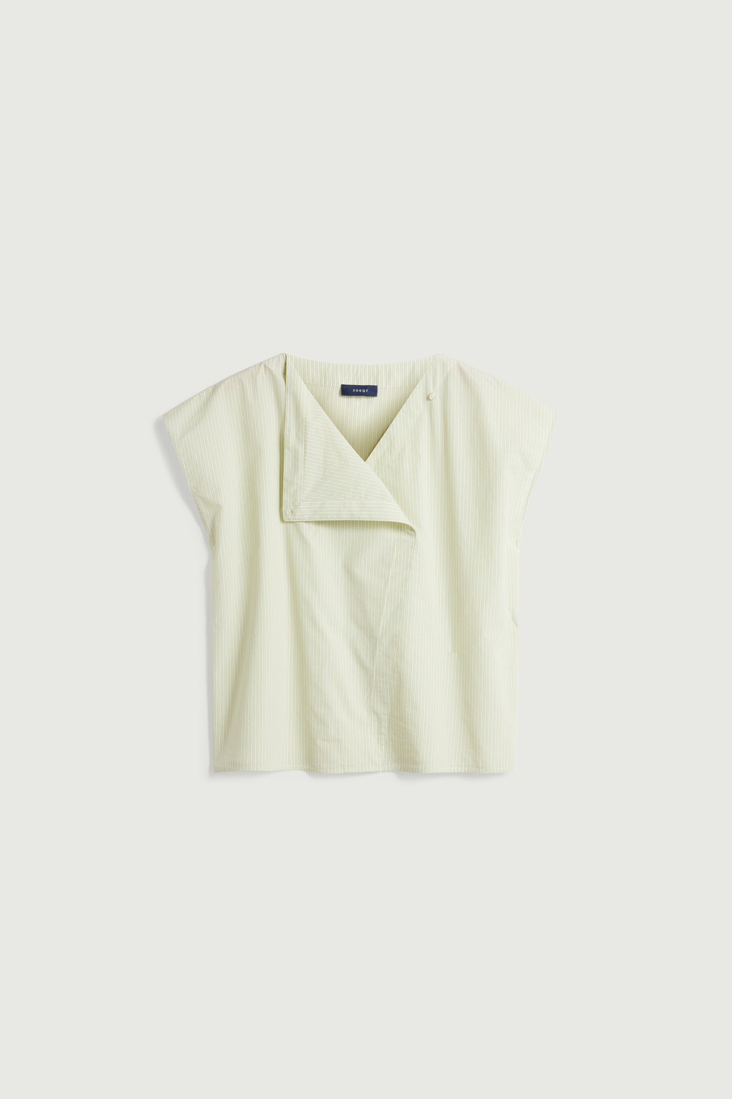 Blouse Lorena - Green/Ecru - Cotton - Women