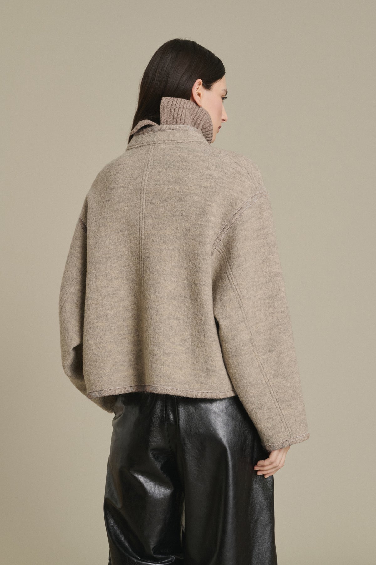 JACKET OLYMPE BEIGE/GREY