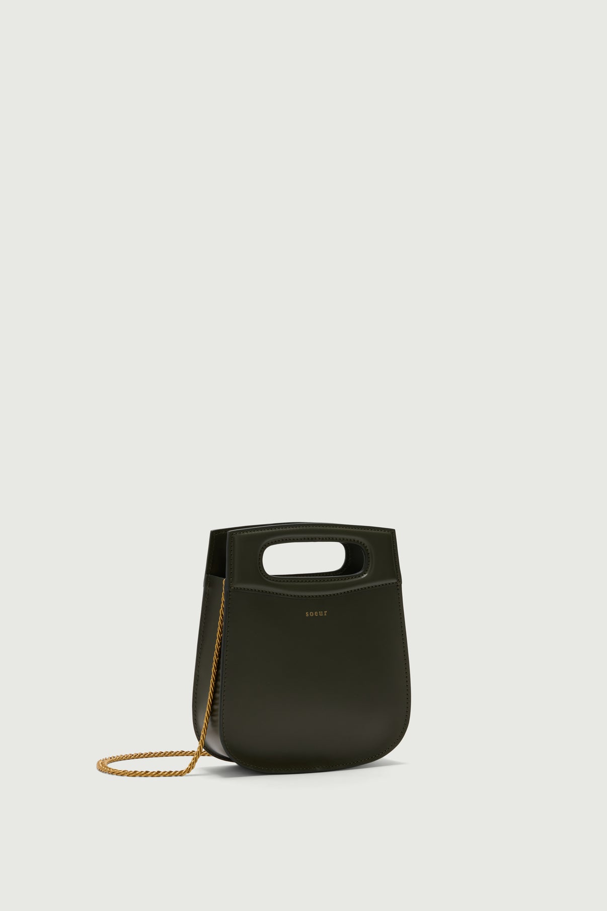 Cheri Mini bag - Military Green - Leather - Women vue 2