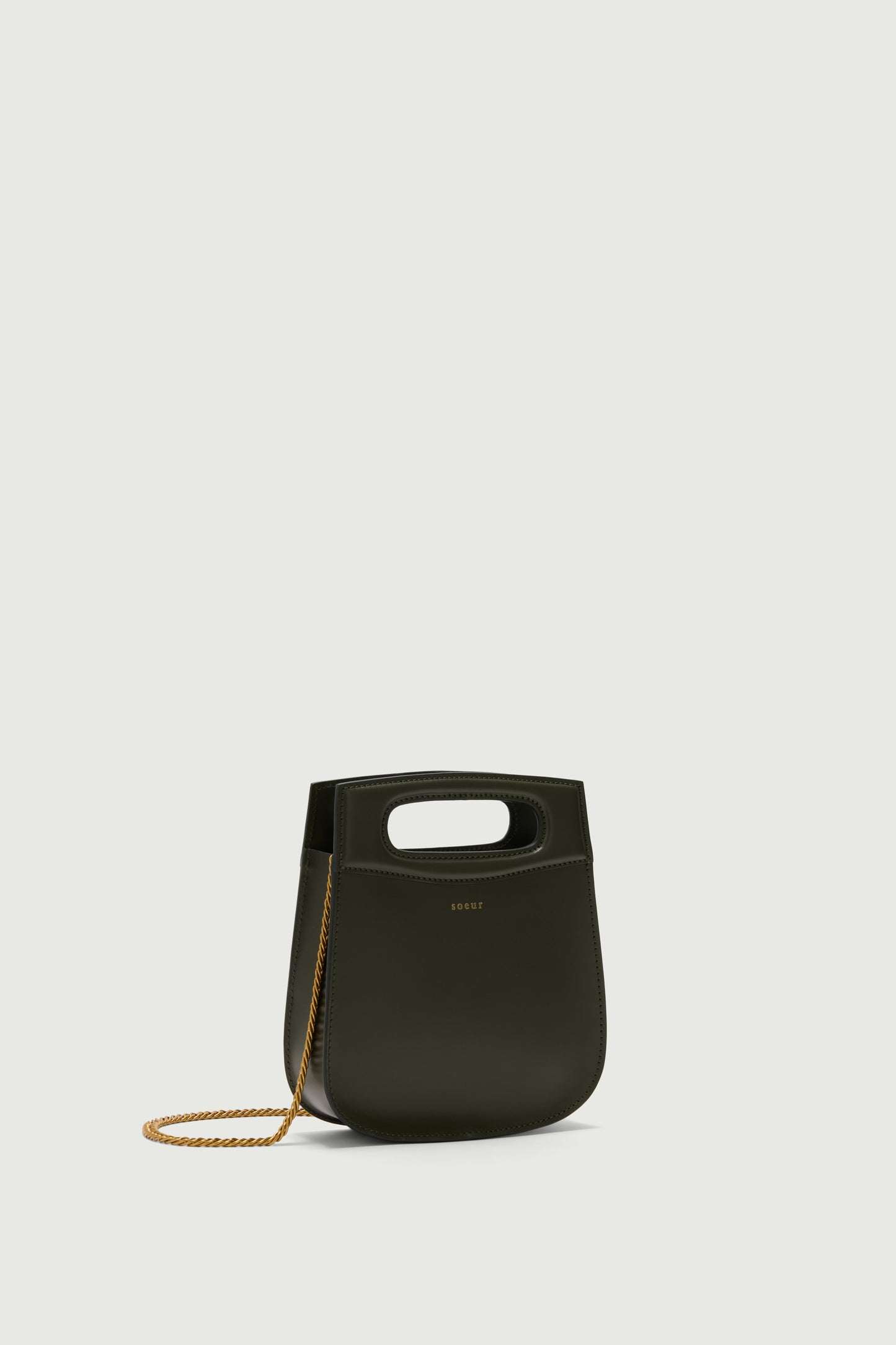 Cheri Mini bag - Military Green - Leather - Women